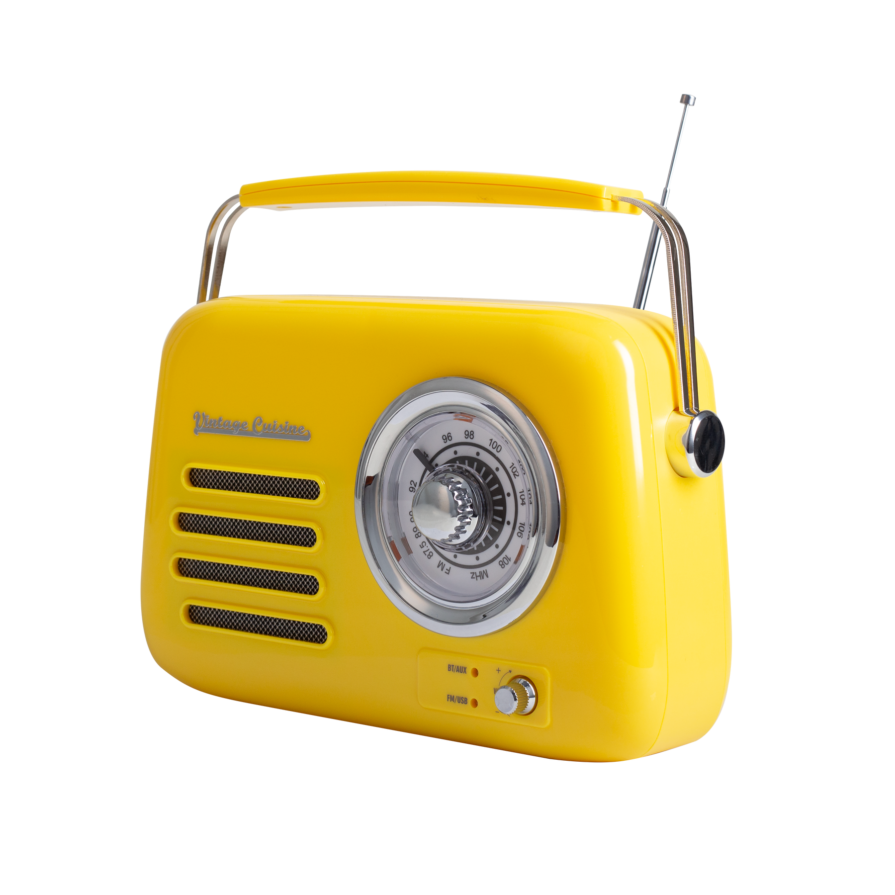 Vintage Cuisine Retro Bluetooth Radio - Summer Colors - Glossy Finish