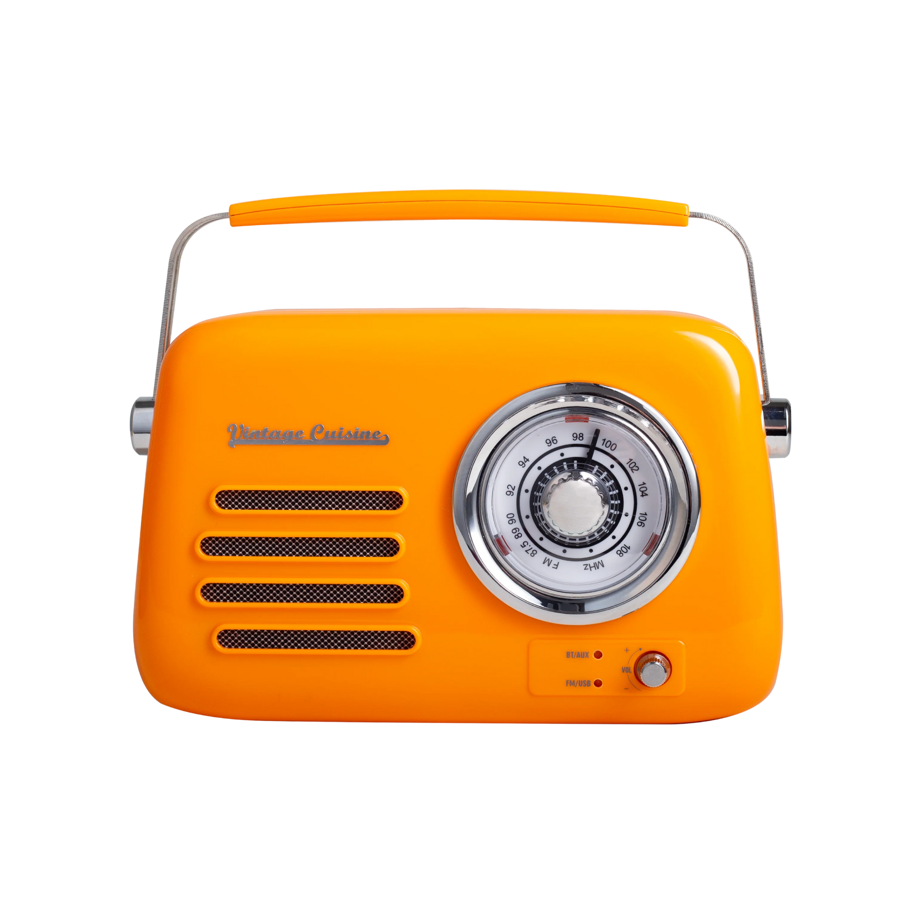 Vintage Cuisine Retro Bluetooth Radio - Summer Colors - Glossy Finish