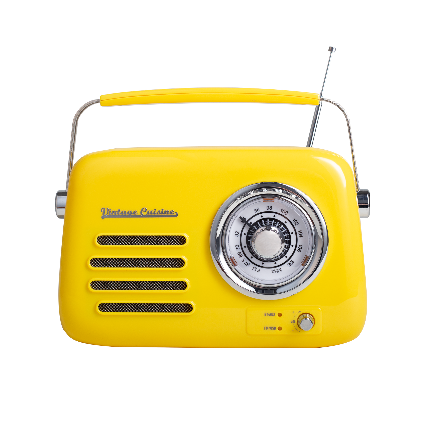 Vintage Cuisine Retro Bluetooth Radio - Summer Colors - Glossy Finish